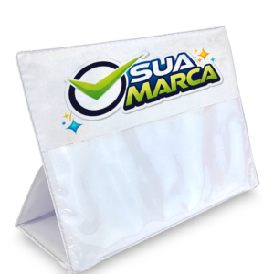 Calendário de Mesa Personalizado com Base em PVC 165x117mm – Organização Diária e Divulgação de Marca