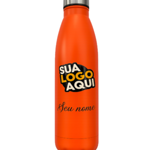 Garrafa Squeeze Inox 750ml Resistente Personalizável – Ideal Esportes e Uso e Hidratação Diária